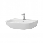 Suspended pedestal washbasin 65x51 cm Artceram Ten TEL001- White | Edilceram Design