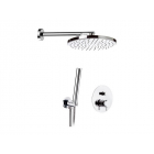 Daniel Tokyo Chrome TK615ZO wall-mounted shower set | Edilceram Design