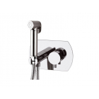 Daniel Tokyo Chrome TK6424DC wall mounted bathtub shower mixer with shut off hand shower | Edilceram Design