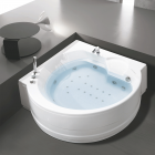 Freestanding Whirlpool Tub Hafro Igloo 2IGA1N8 | Edilceram Design