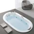 Built-in Whirlpool Bathtub Hafro Oasy 2OAA1N8 | Edilceram Design