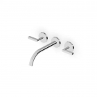 Zucchetti Simply Beautiful ZSB5697 3-hole wall-mounted basin mixer | Edilceram Design