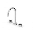 Zucchetti Savoir ZSV402 3-hole above-top basin mixer with aerator | Edilceram Design