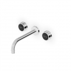 Zucchetti Savoir ZSV670 3-hole wall-mounted basin mixer with aerator | Edilceram Design