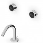 Zucchetti Savoir ZSV751 wall-mounted bidet mixer with piano spout | Edilceram Design