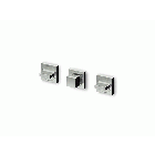 Zucchetti Aguablu ZA5695 3-hole wall-mounted tub/shower mixer | Edilceram Design