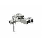 Zucchetti Jingle ZIN102 external single-lever bathtub mixer with diverter and hand shower | Edilceram Design
