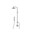 Zucchetti Pan ZP6054 shower column with mixer shower head and hand shower | Edilceram Design