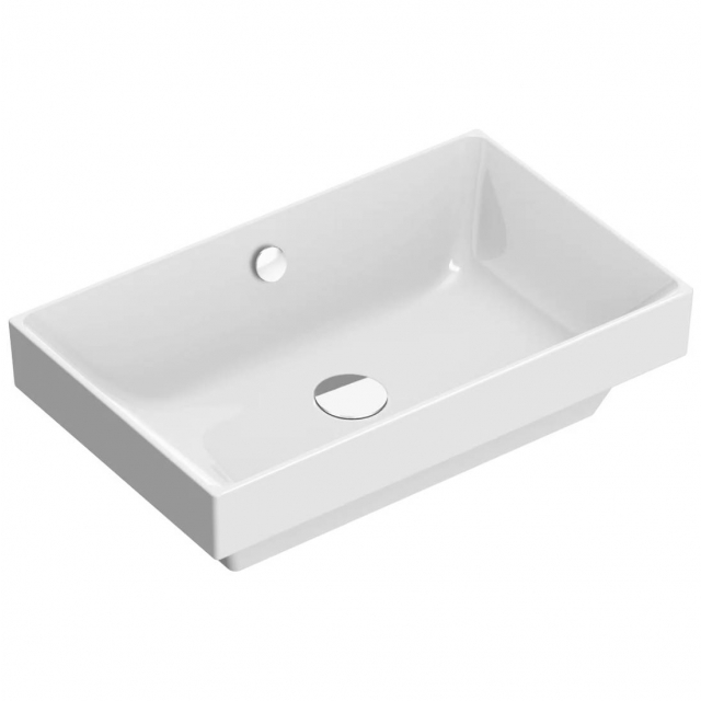 Semi-recessed Washbasin Catalano Zero 60 16037VE00 in Ceramic | Edilceram Design
