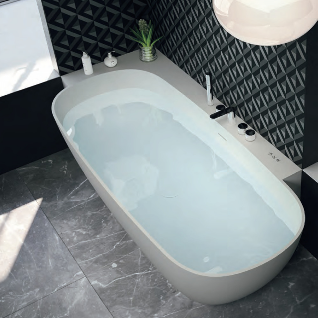 Oval Whirlpool Tub Hafro Calle 2COA1N5 | Edilceram Design