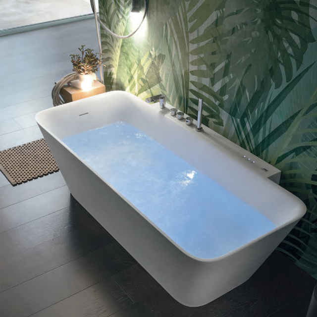 Rectangular Whirlpool Tub Hafro Calle 2CRA2S5 | Edilceram Design