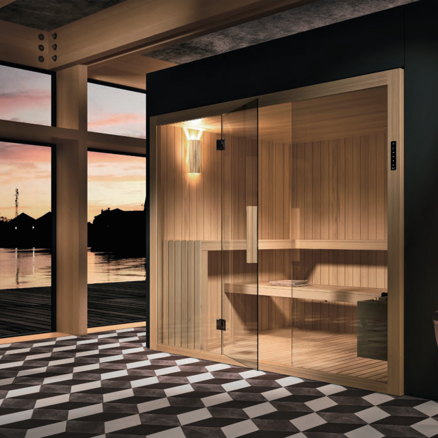 Finnish Sauna Hafro Kyra SKY10016-1S005 | Edilceram Design