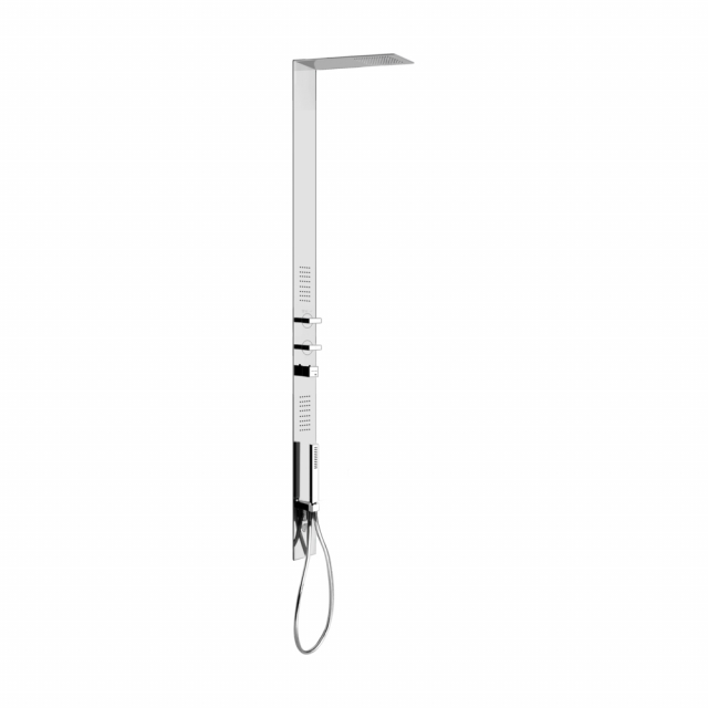 Gessi Private Wellness Tremillimetri 39808.238 multifunctional shower column | Edilceram Design