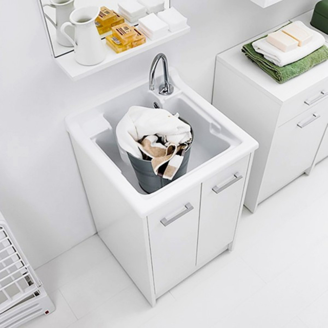 Sink 50x45 White Colavene Domestica DL5045B | Edilceram Design