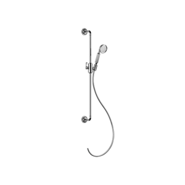 Gessi Venti20 65144 saliscedi rod with wall-mounted showerhead | Edilceram Design