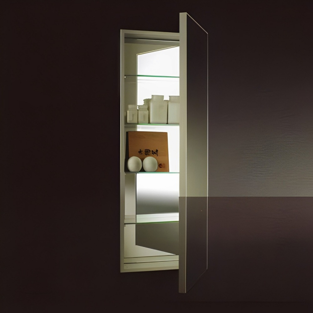 Boffi SQUARE OSAC06 wall-mounted container mirror | Edilceram Design
