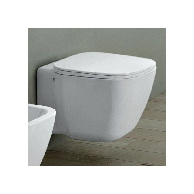 Rimless Suspended Vessel with Fixation Rak One | Edilceram Design